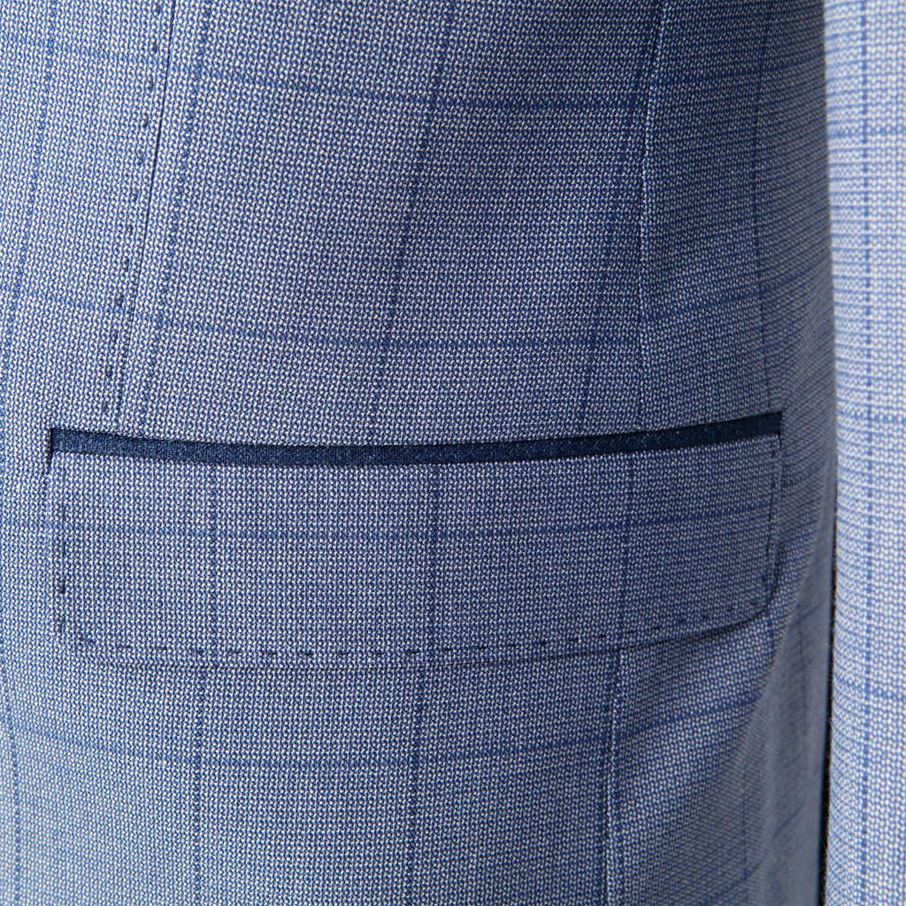 Windowpane Check 3 piece suit Sale