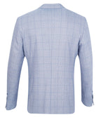 Windowpane Check 3 piece suit Sale
