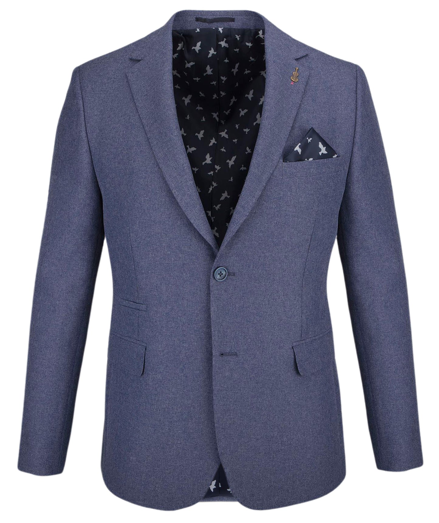 Classic Mid Blue Suit Blazer
