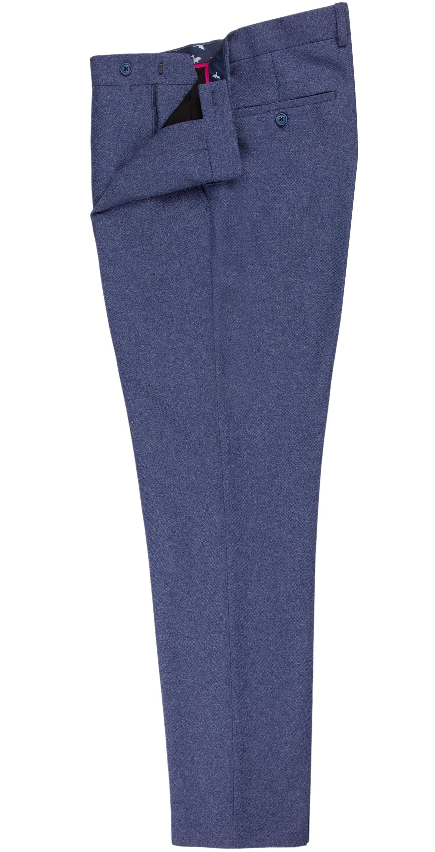 Classic Mid Blue Suit Trouser