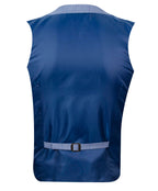 Windowpane check waistcoat sale