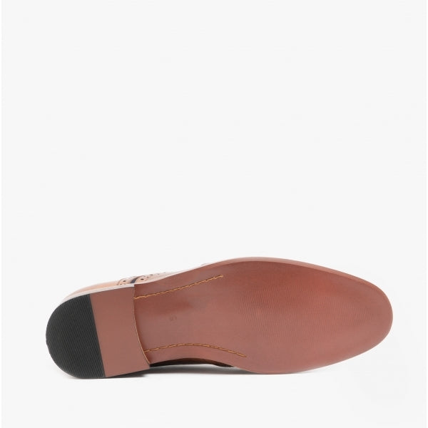 Men's Brogue Shoes Brown/Navy