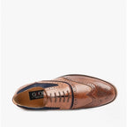 M499B Brogue Shoes - Brown/Navy