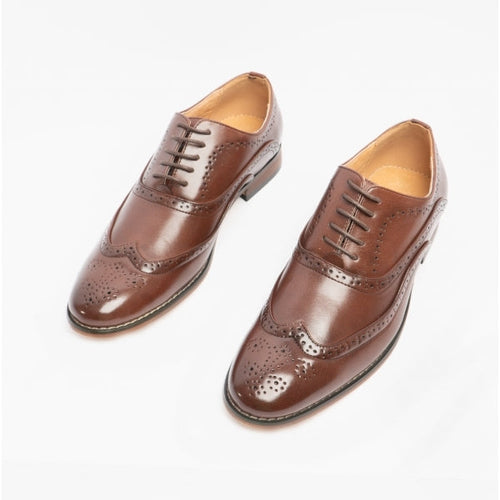 Brogue Shoes - Brown