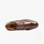 M014b Brogue Shoes - Brown