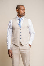 Caridi Waistcoat Beige