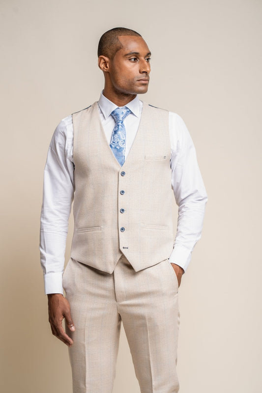 Caridi Waistcoat Beige
