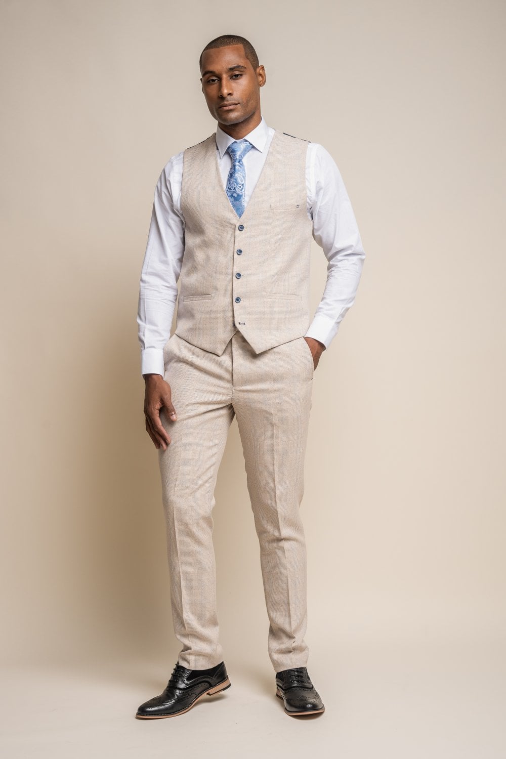 Caridi Waistcoat Beige