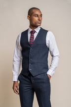 Caridi Waistcoat Navy