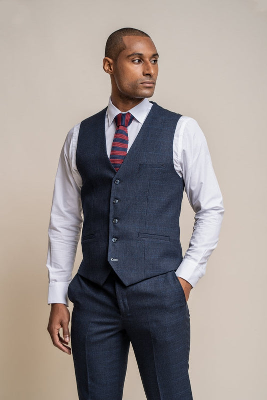 Caridi Waistcoat Navy