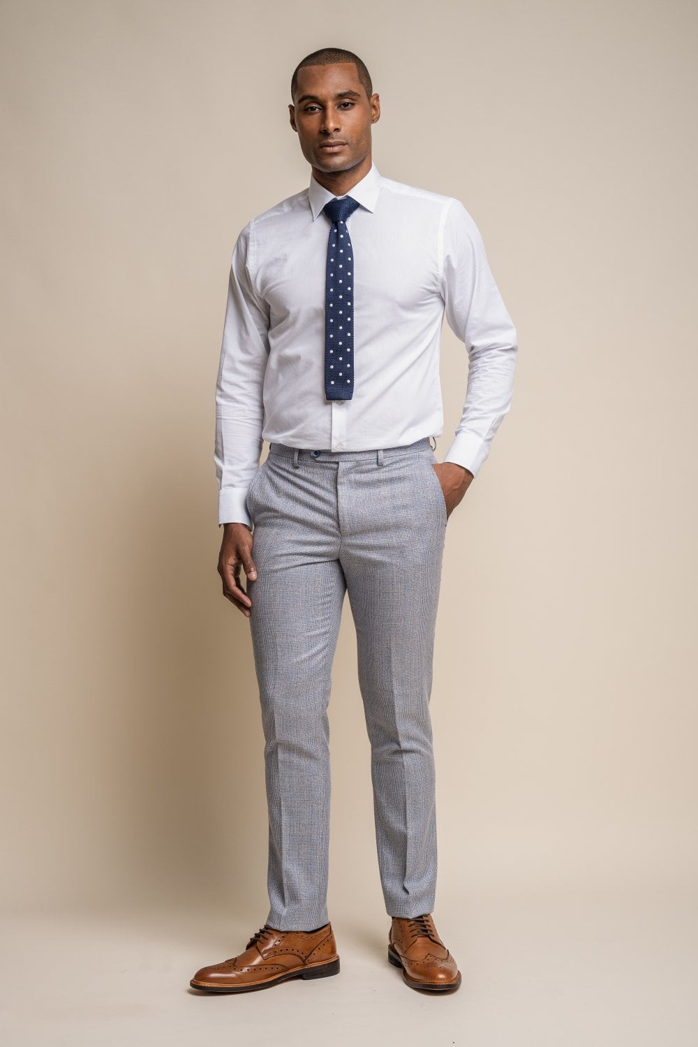 Caridi Trousers Sky Blue