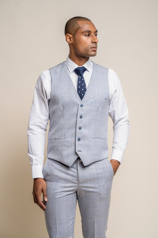 Caridi Waistcoat Sky Blue