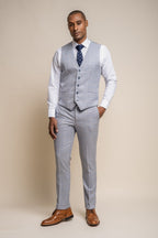 Caridi Waistcoat Sky Blue