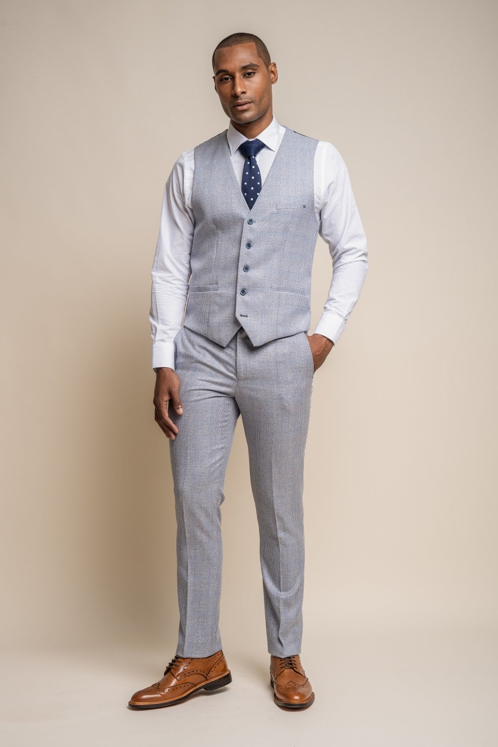 Caridi Trousers Sky Blue