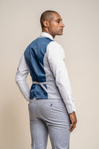 Caridi Waistcoat Sky Blue