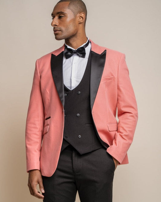 Rosa Pink Velvet Blazer