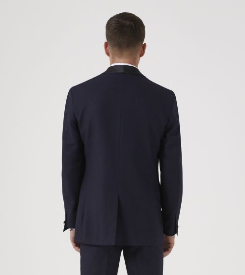 Newman Navy Self Check Dinner Suit Jacket