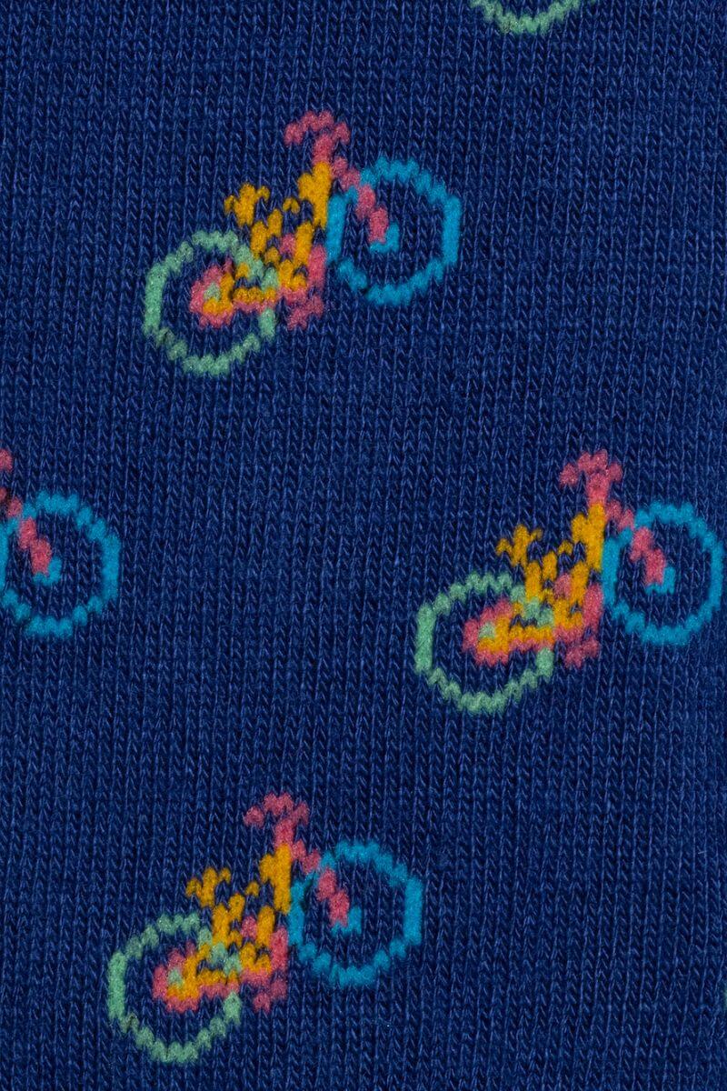 Socks - Blue Bicycle Bamboo Socks