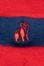 Socks - Classic Red Striped Bamboo Socks