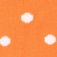 Socks - Orange Polka Dot Bamboo Socks