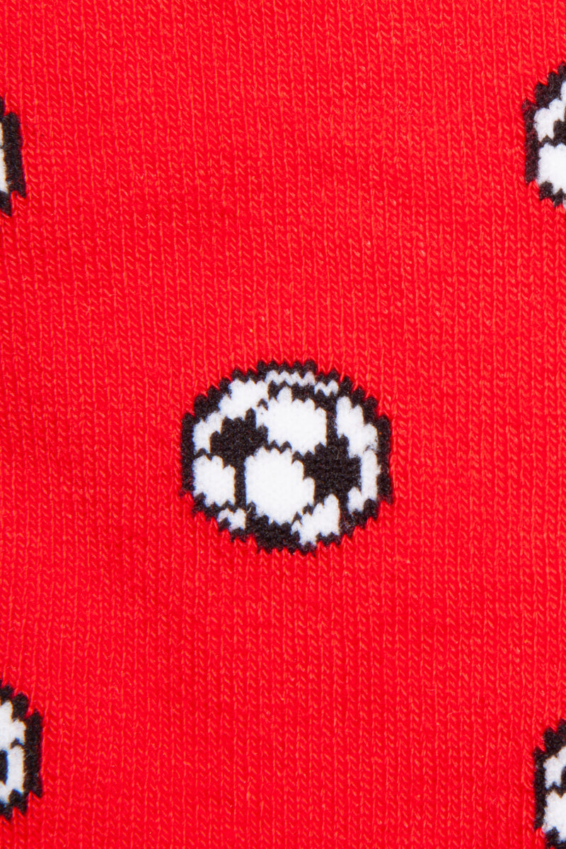 Socks - Red Football Bamboo Socks