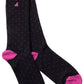 Socks - Spotted Pink Bamboo Socks