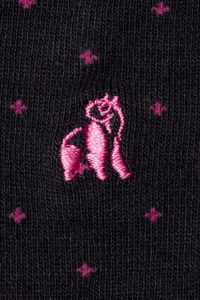 Socks - Spotted Pink Bamboo Socks