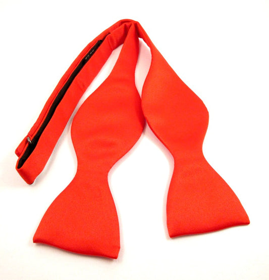 Red Self-Tied Bow Tie by Van Buck