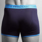 Underwear - Bamboo Boxers - Navy / Blue Band